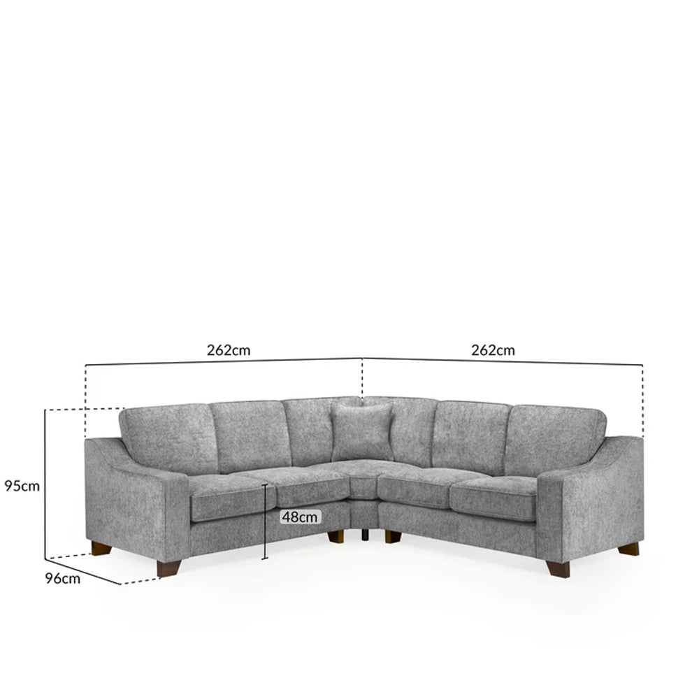 Nebraska Sofa Slate Large Corner