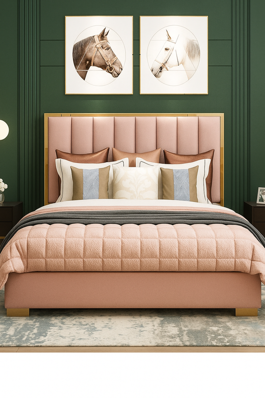 Alysia gold strip bed