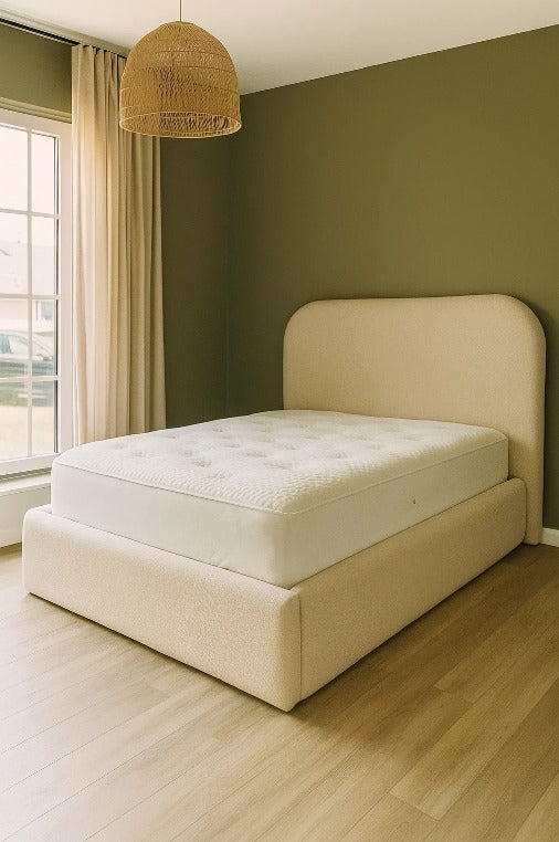 Plain teddy bed