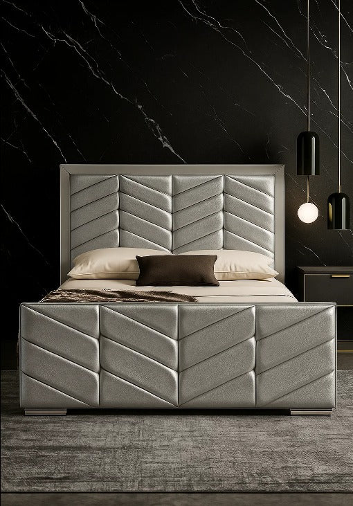 Tower mirrored bed